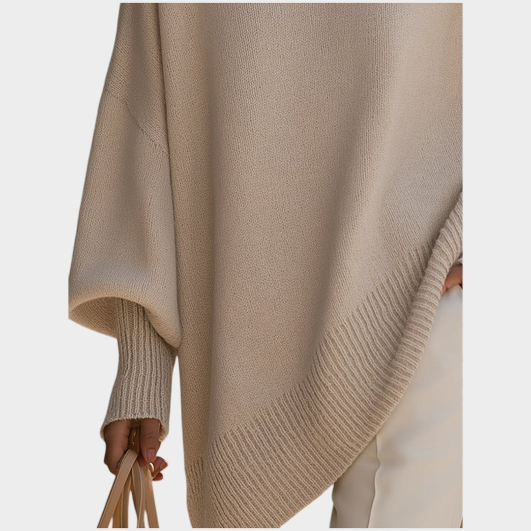 Women's Oversized Crew Neck Knit Sweater