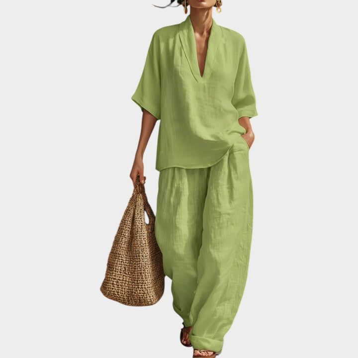 Relaxed Linen Two-Piece Set