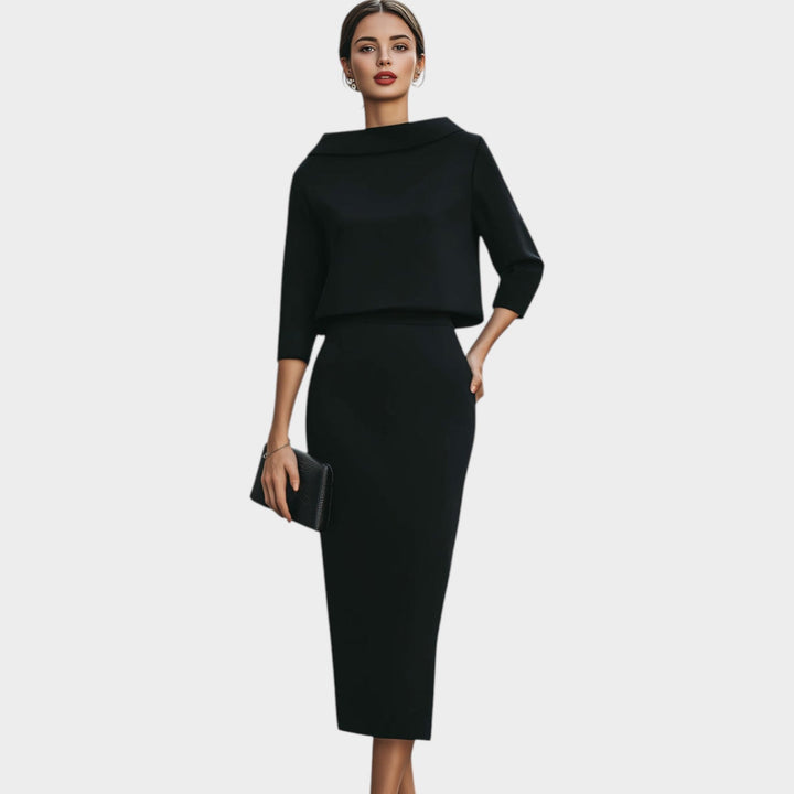 Sophisticated Two-Piece Midi Set