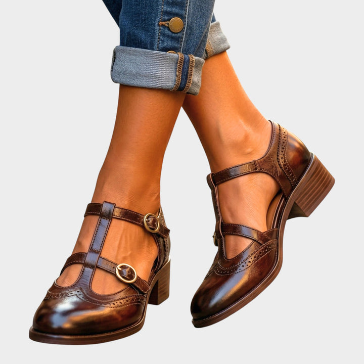 Leather T-Strap Mary Janes