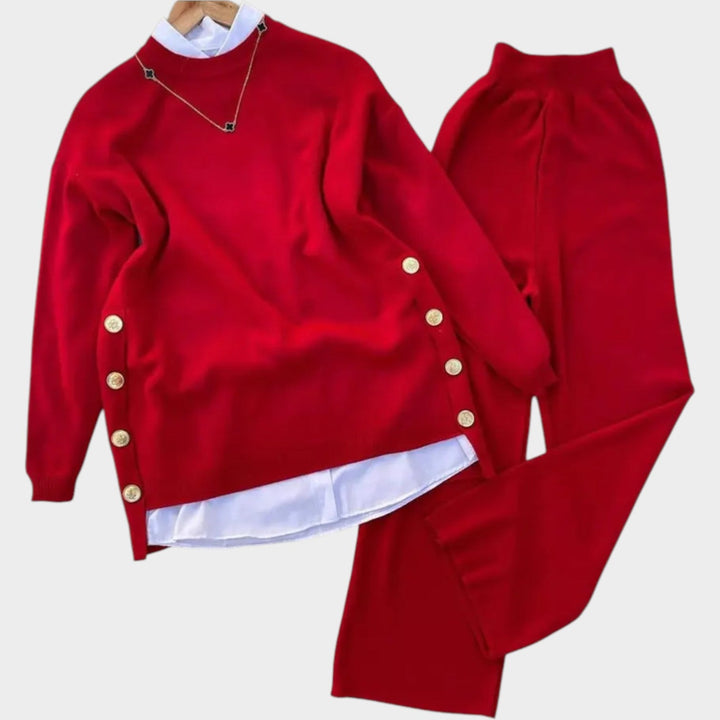 Elegant Knit Two-Piece Set