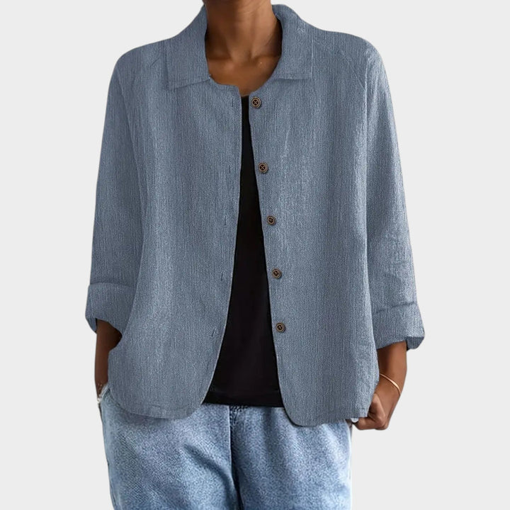 Women's Breathable Linen Blend Cardigan