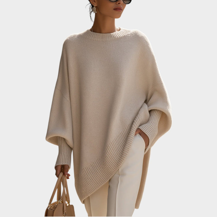 Women's Oversized Crew Neck Knit Sweater