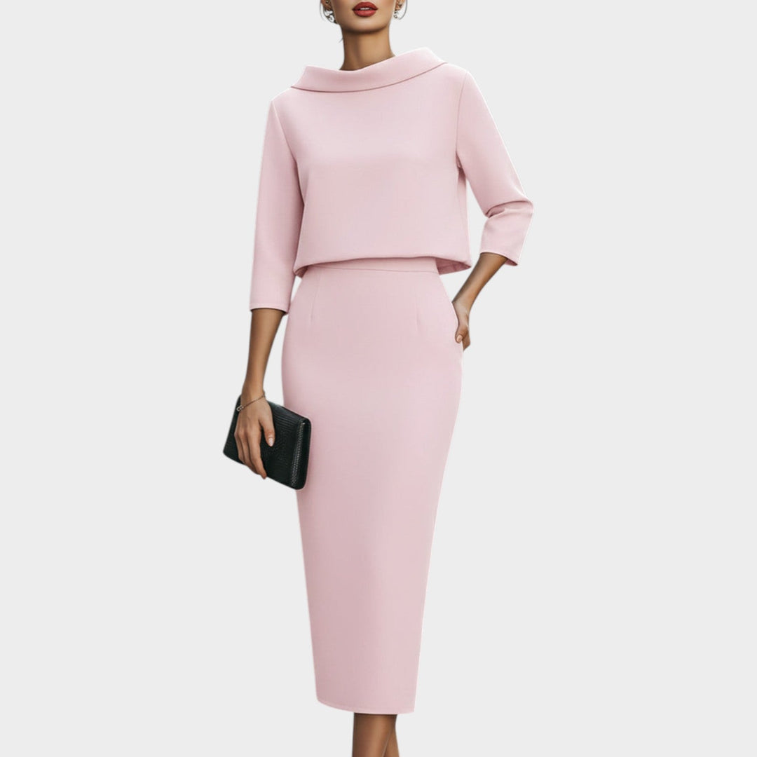 Sophisticated Two-Piece Midi Set