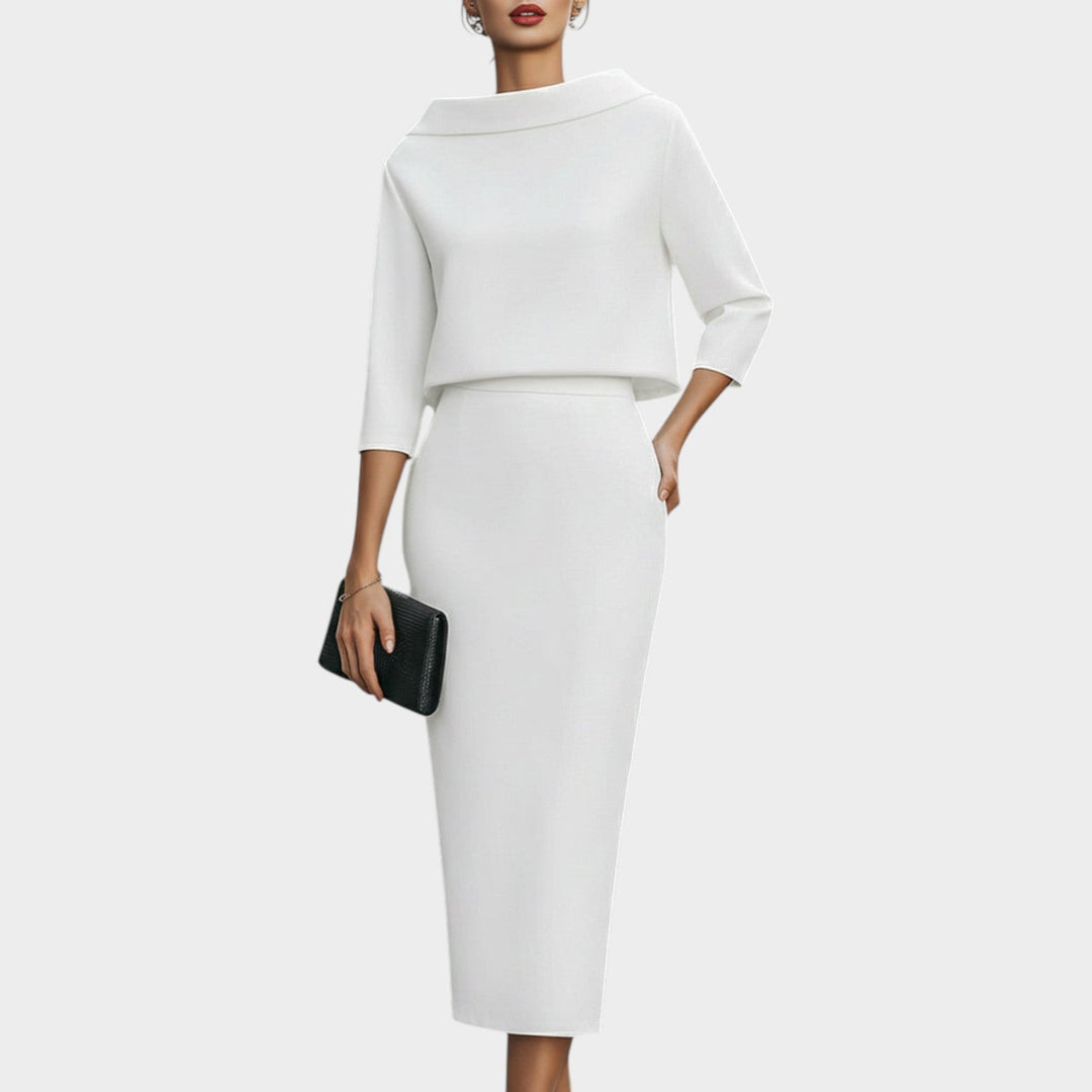 Sophisticated Two-Piece Midi Set