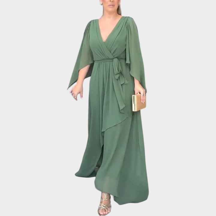 Elegant Flowing Evening Gown
