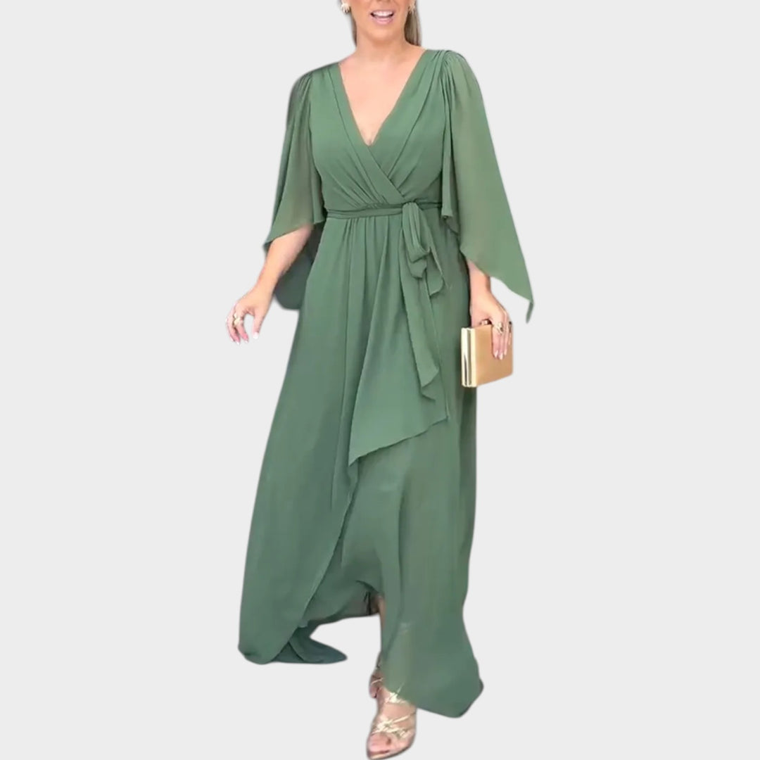 Elegant Flowing Evening Gown