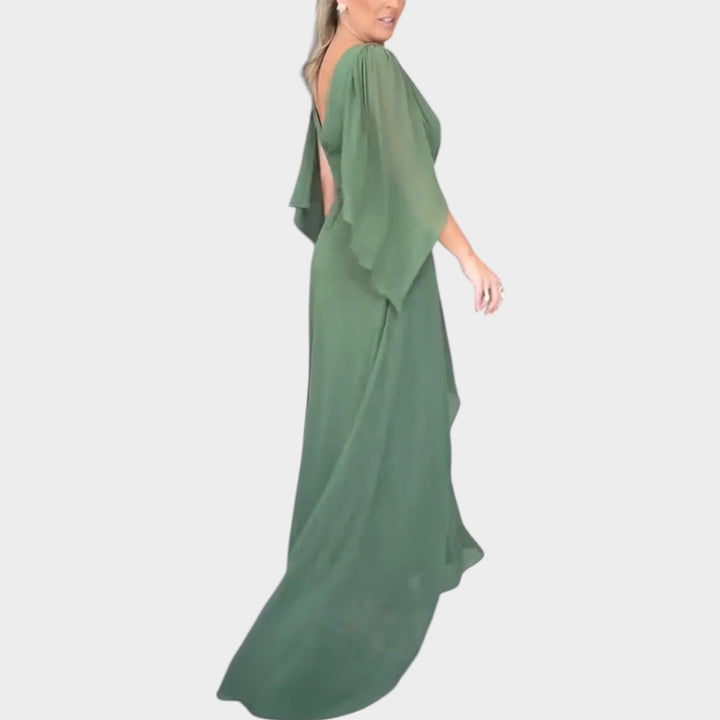 Elegant Flowing Evening Gown