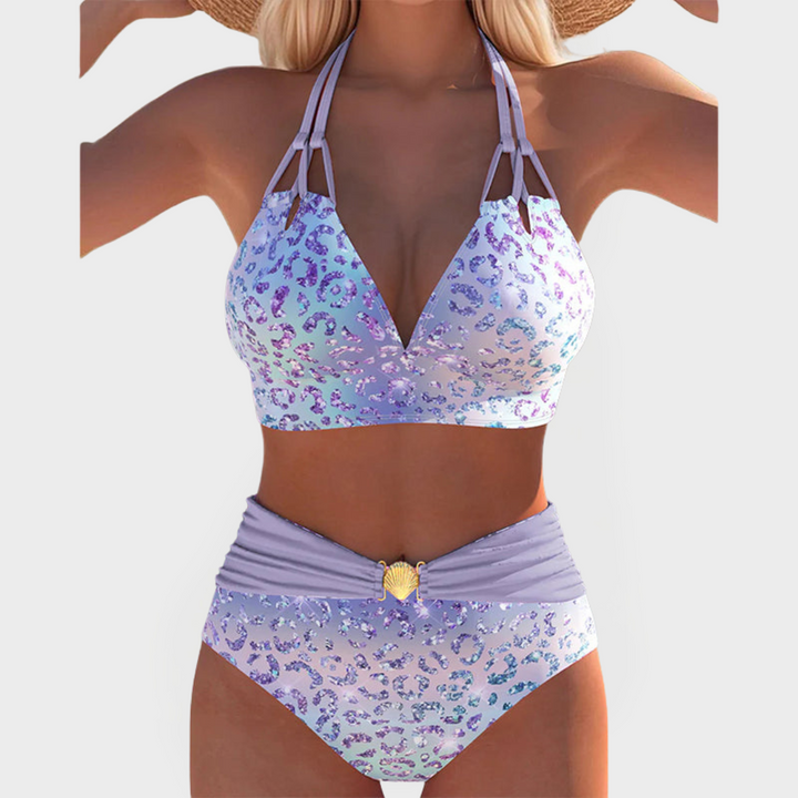Sexy Bikini with Printed Top
