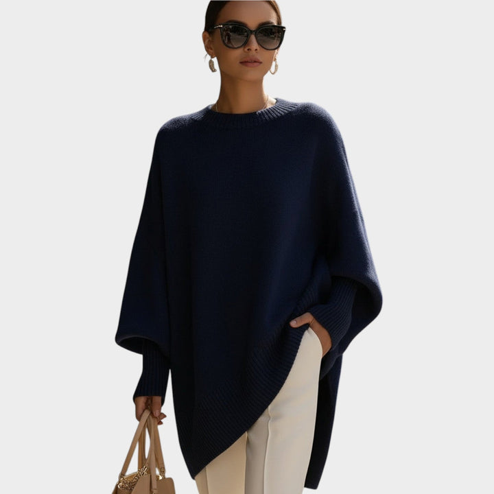 Women's Oversized Crew Neck Knit Sweater