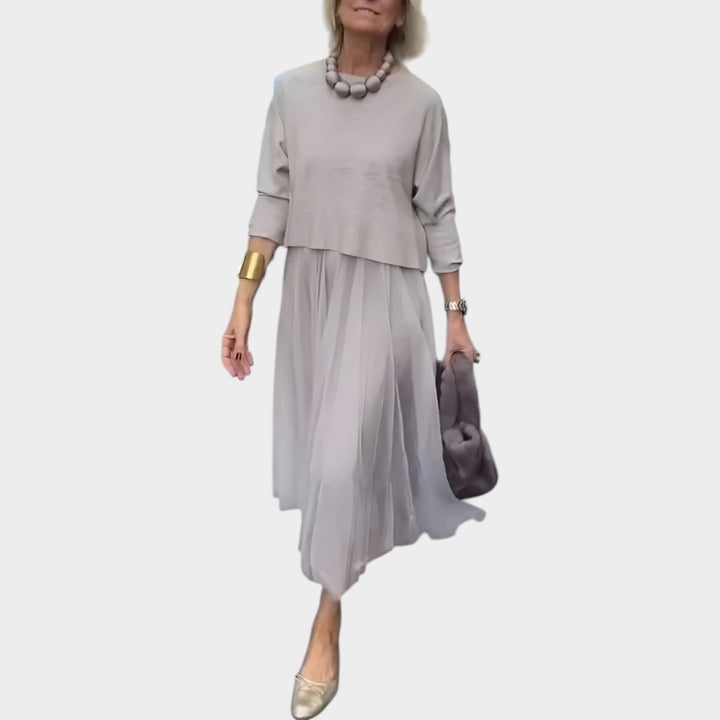 Elegant Two-Piece Midi Set