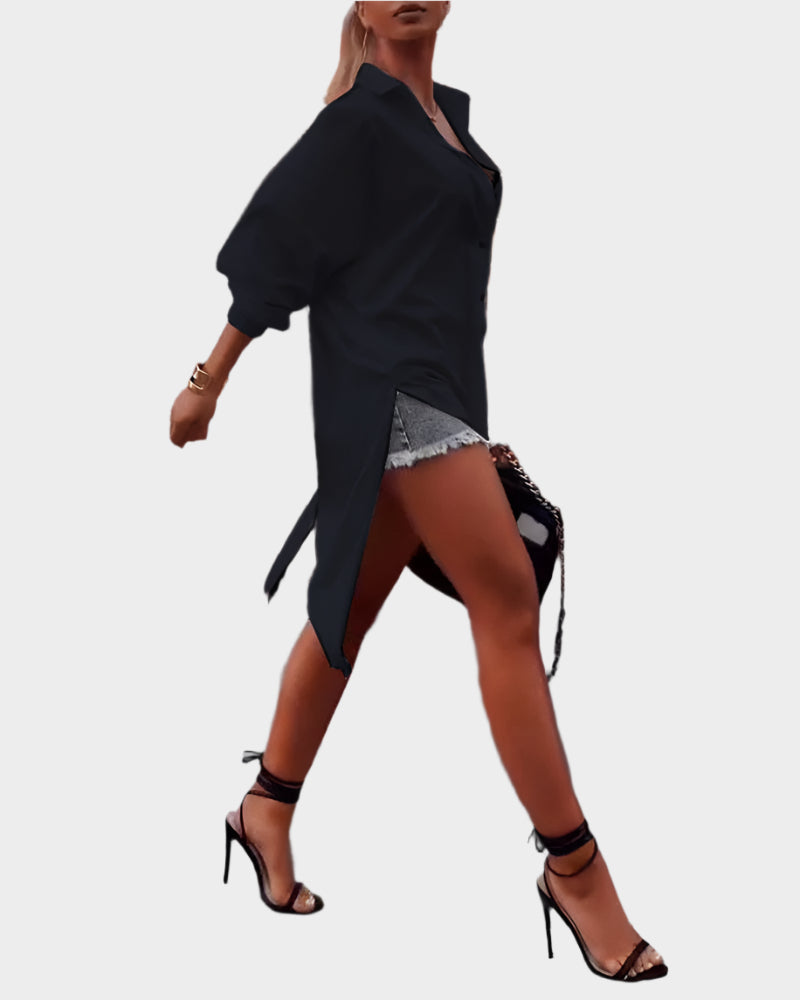 Shirt with Slit