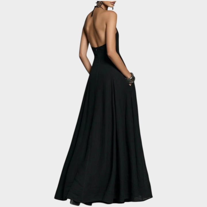Halter Flow Maxi Dress