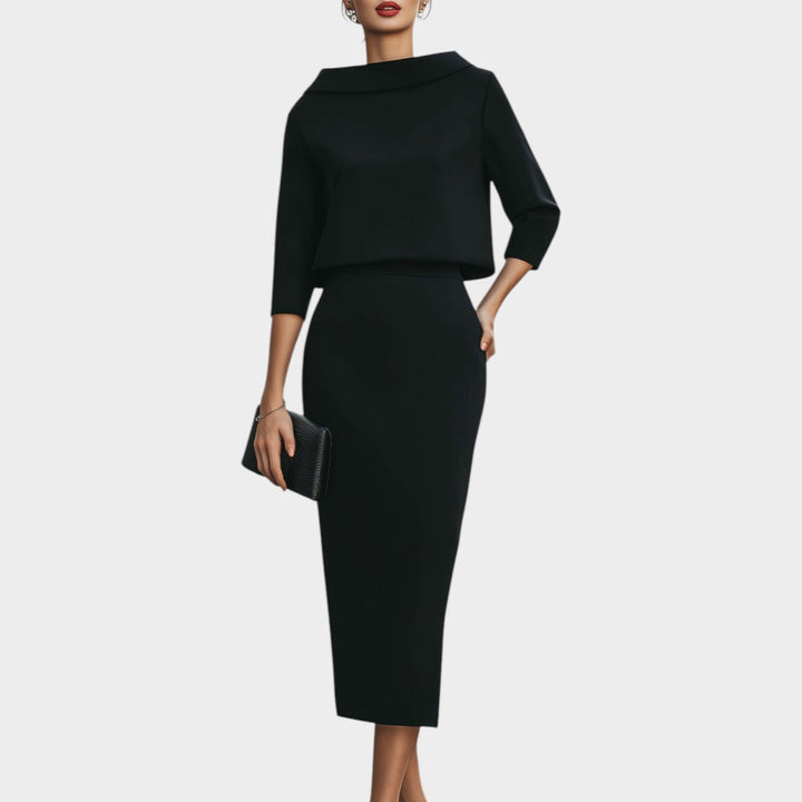 Sophisticated Two-Piece Midi Set