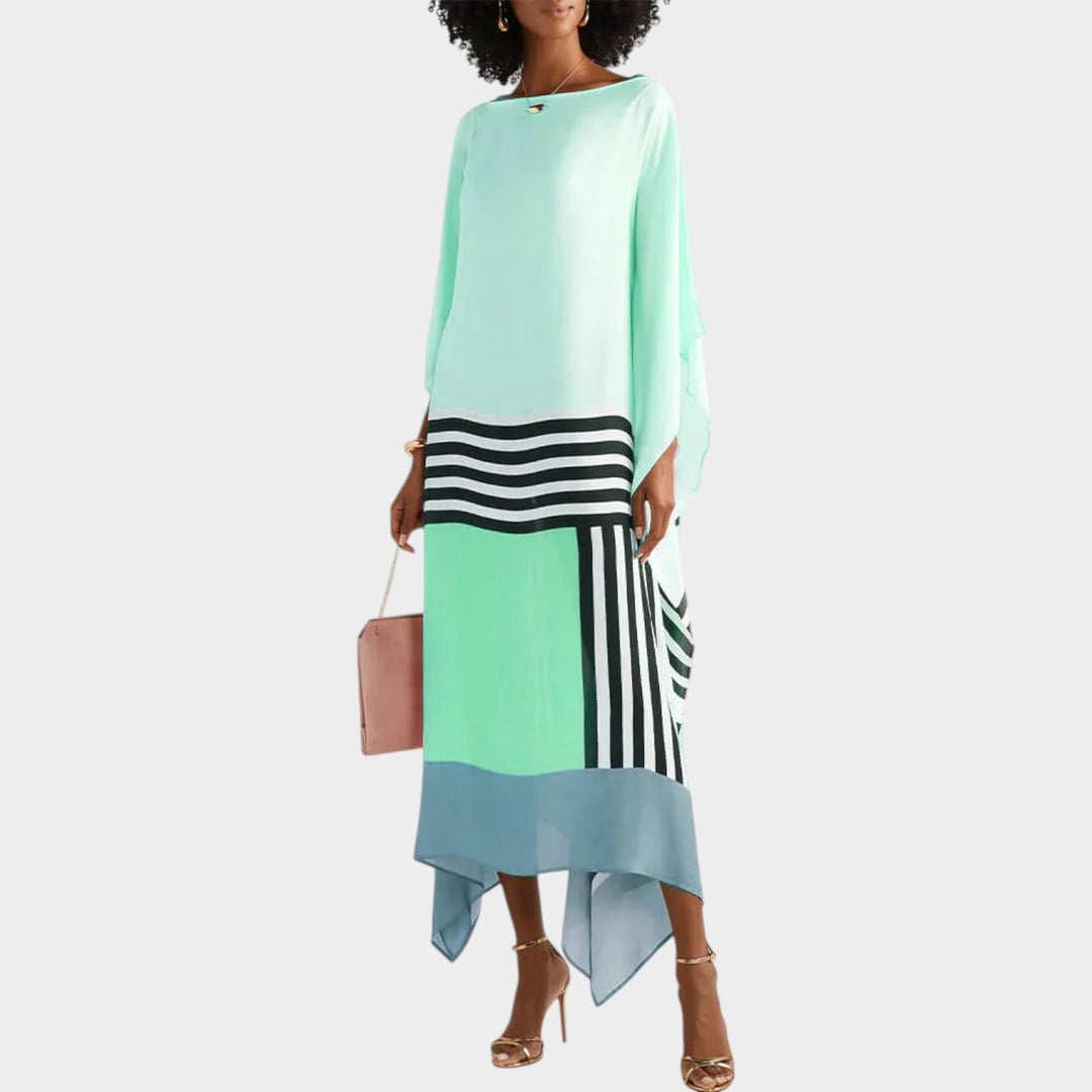Effortless Flow Asymmetrical Midi Dress