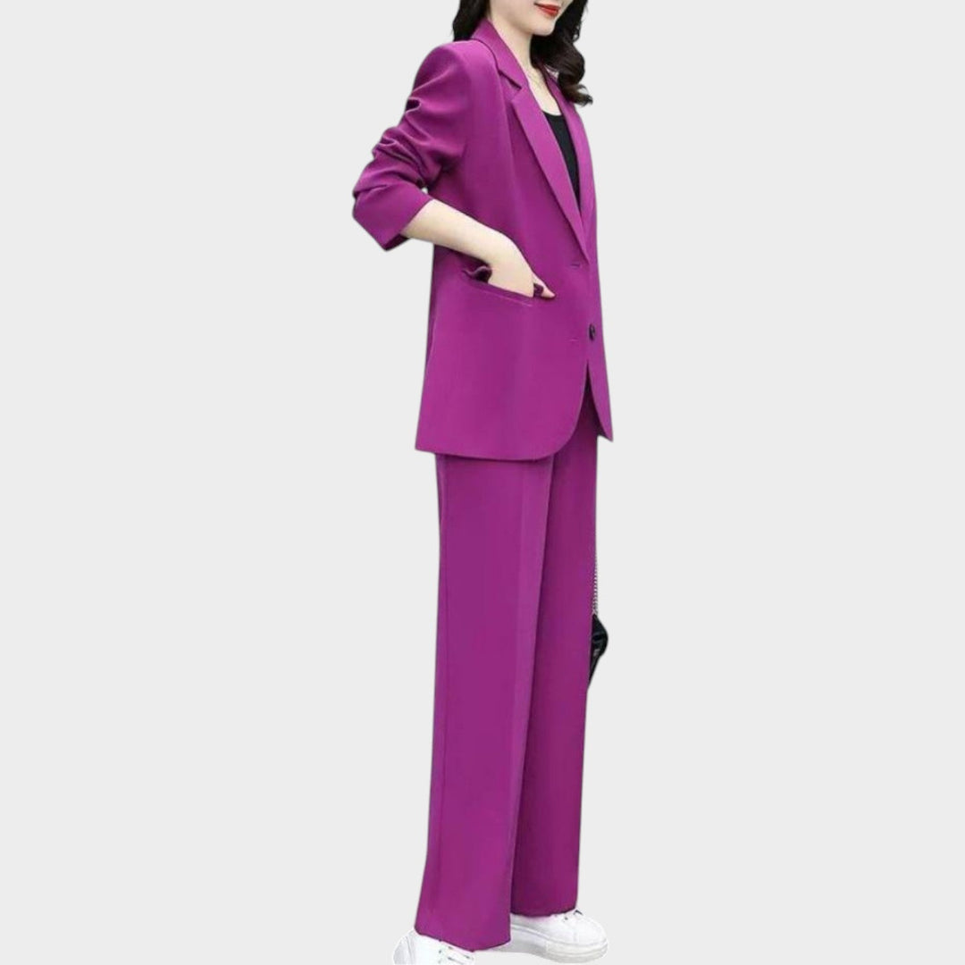 Women's Tailored Two-Piece Suit Set