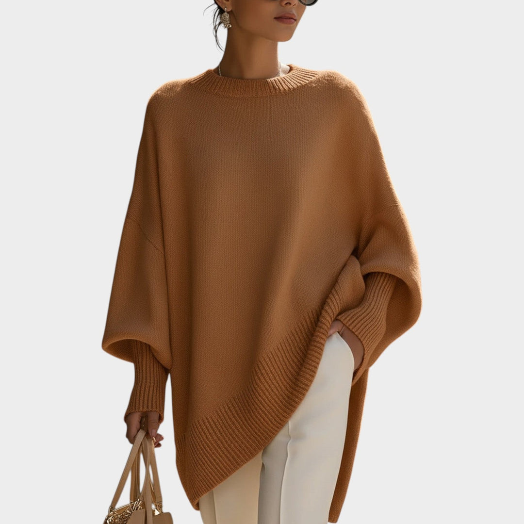 Women's Oversized Crew Neck Knit Sweater
