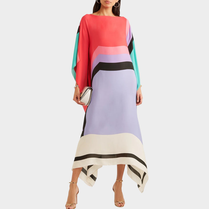 Effortless Flow Asymmetrical Midi Dress