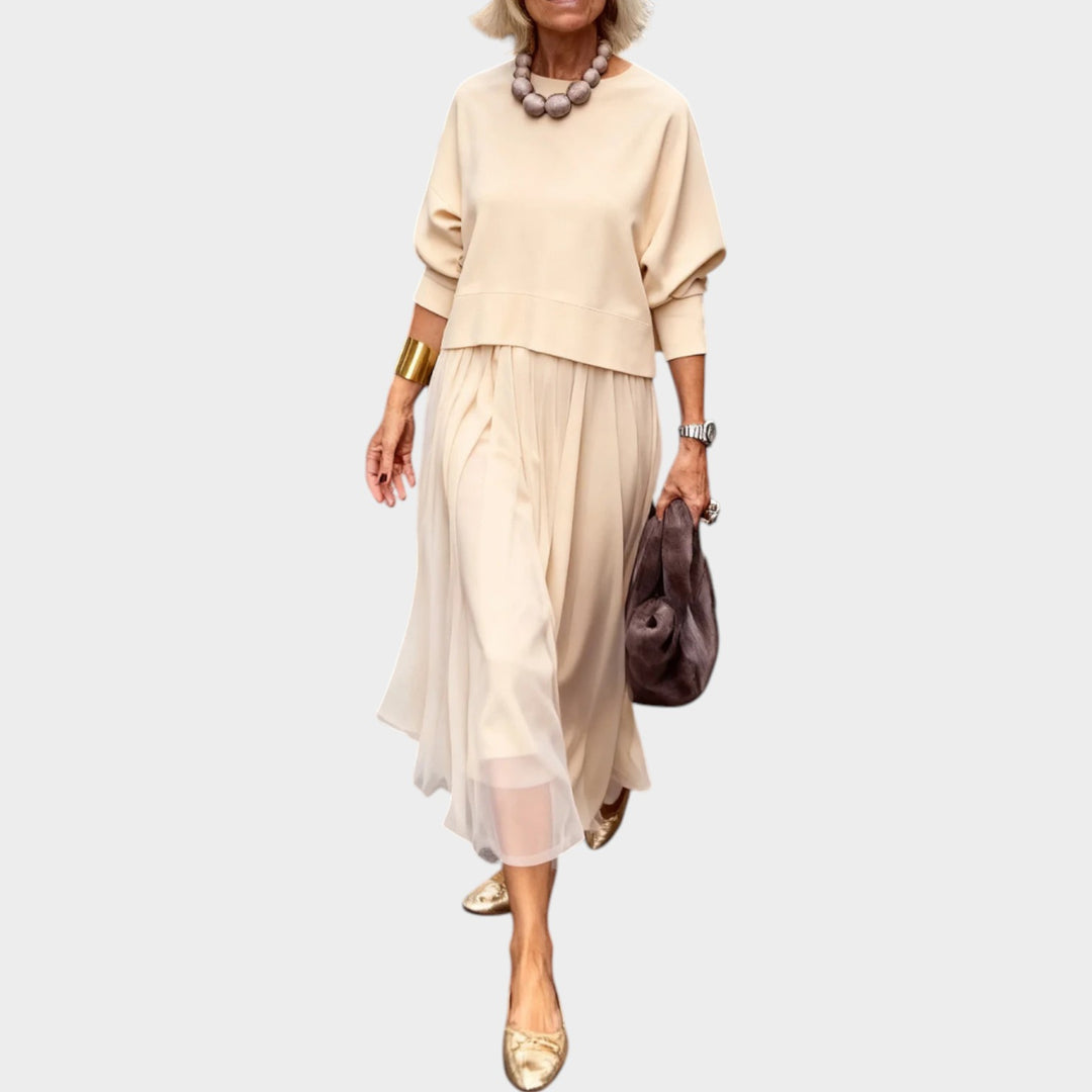 Elegant Two-Piece Midi Set