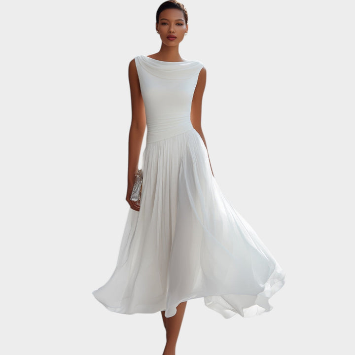 Elegant Flowing Midi Dress