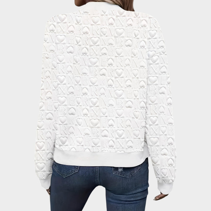 Women’s Bomber Jacket Casual Quilted Zip Up