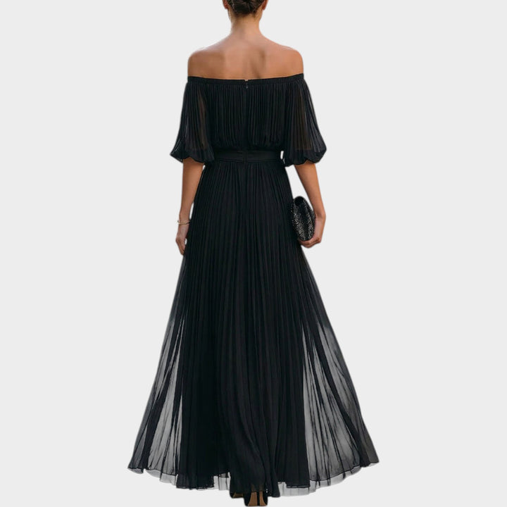 Off-Shoulder Flow Maxi Dress