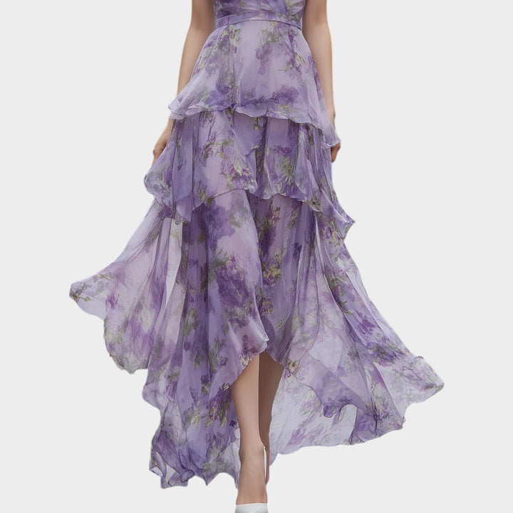 Romantic Layered Flow Maxi Dress