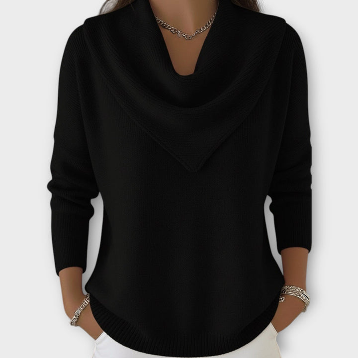 Women's Knit Cowl Neck Sweater