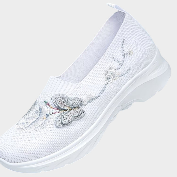 Floral Comfort Slip-On Sneakers