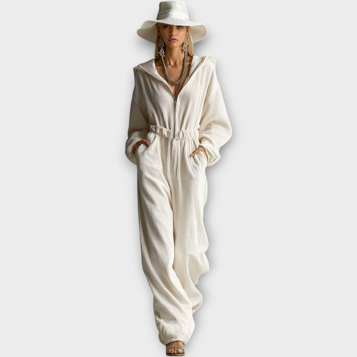 Effortless Pleated Wide-Leg Jumpsuit