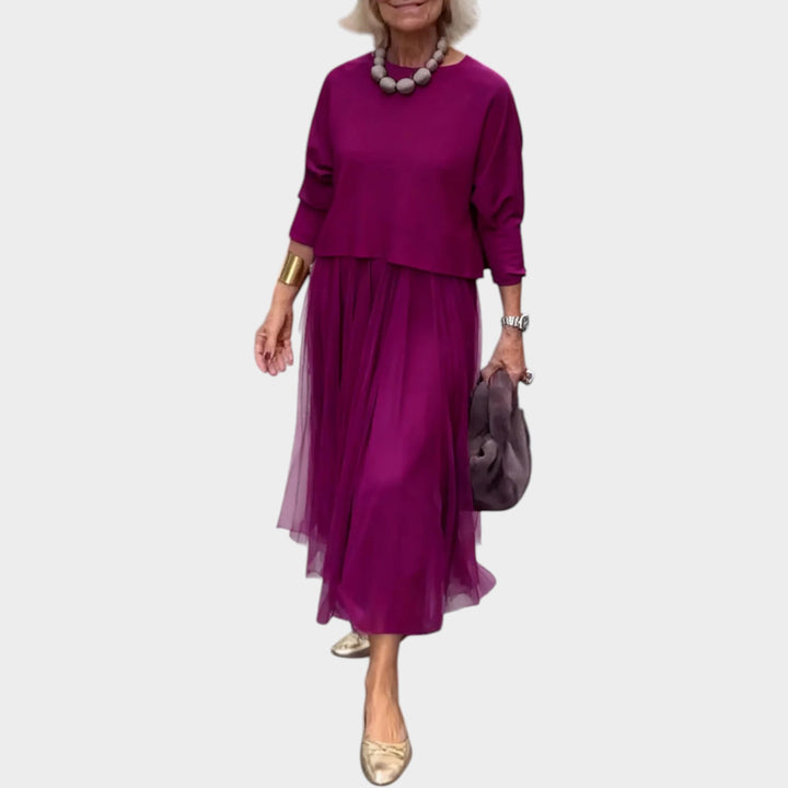 Elegant Two-Piece Midi Set