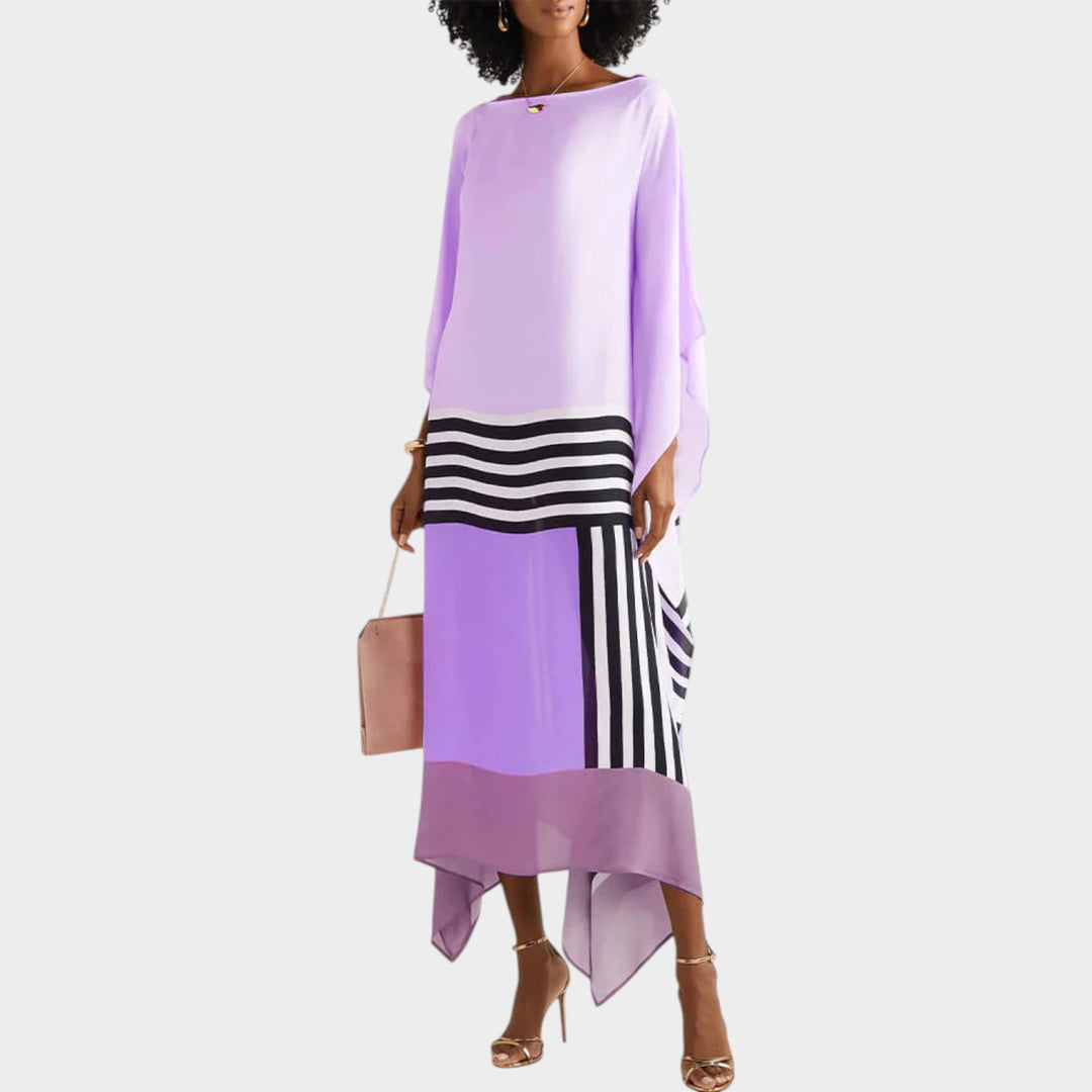 Effortless Flow Asymmetrical Midi Dress