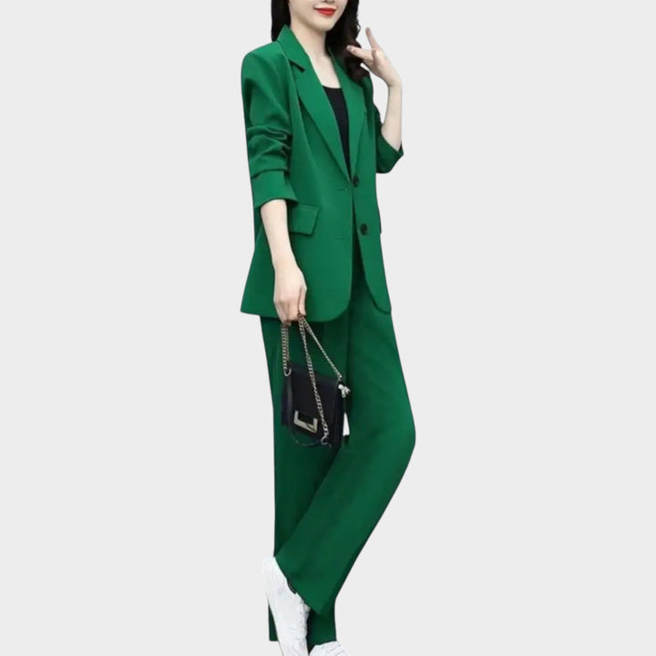 Women's Tailored Two-Piece Suit Set