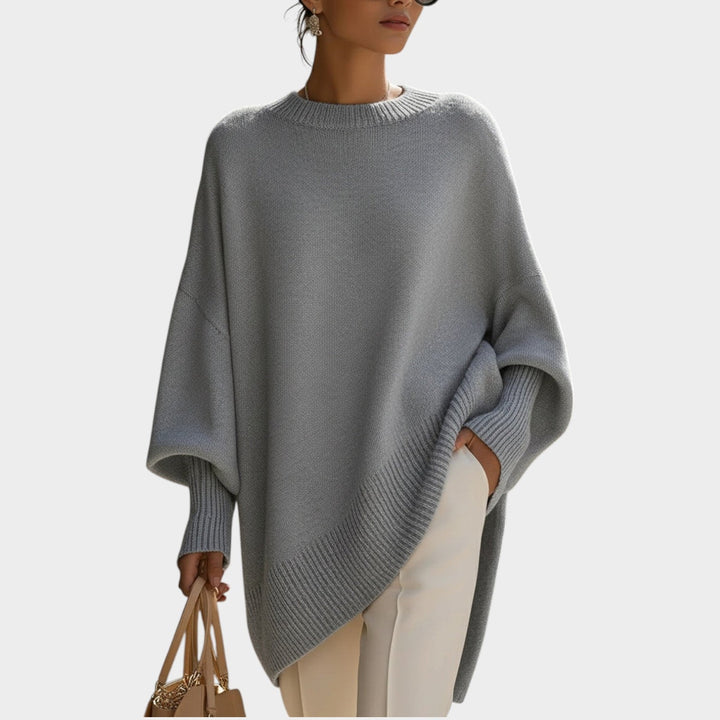 Women's Oversized Crew Neck Knit Sweater