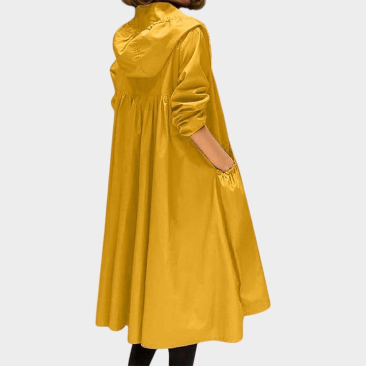 Women's Trench Coat Waterproof Long Line