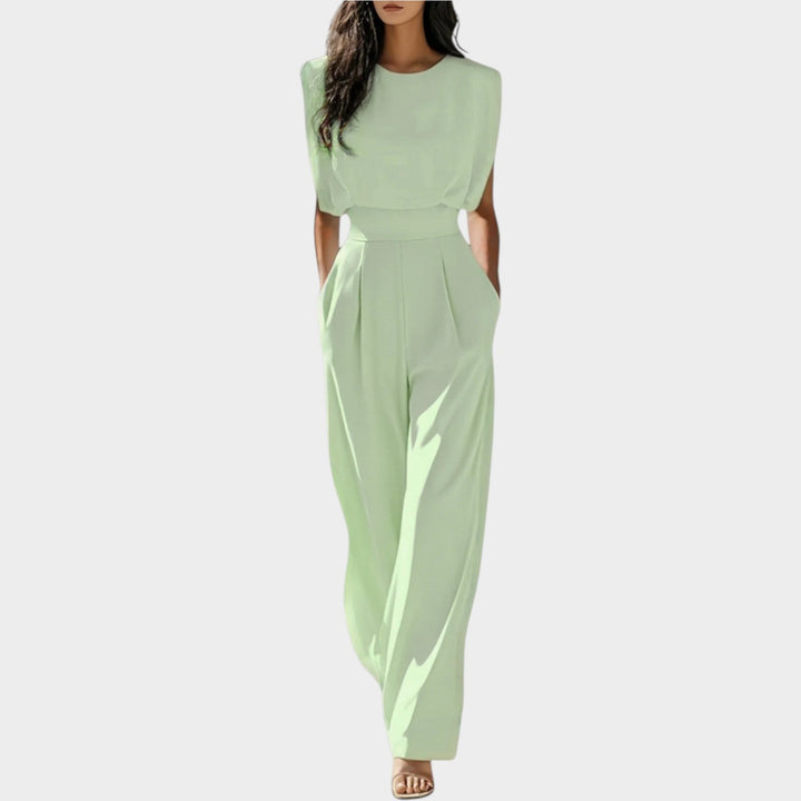 Elegant Wide-Leg Sleeveless Jumpsuit
