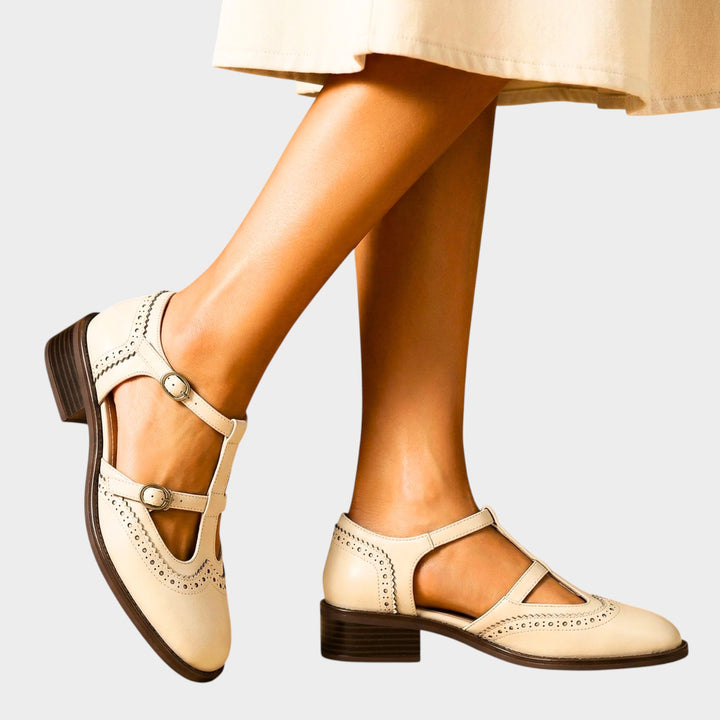 Leather T-Strap Mary Janes