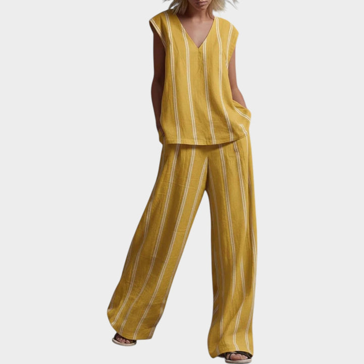 Striped Linen Relax Set