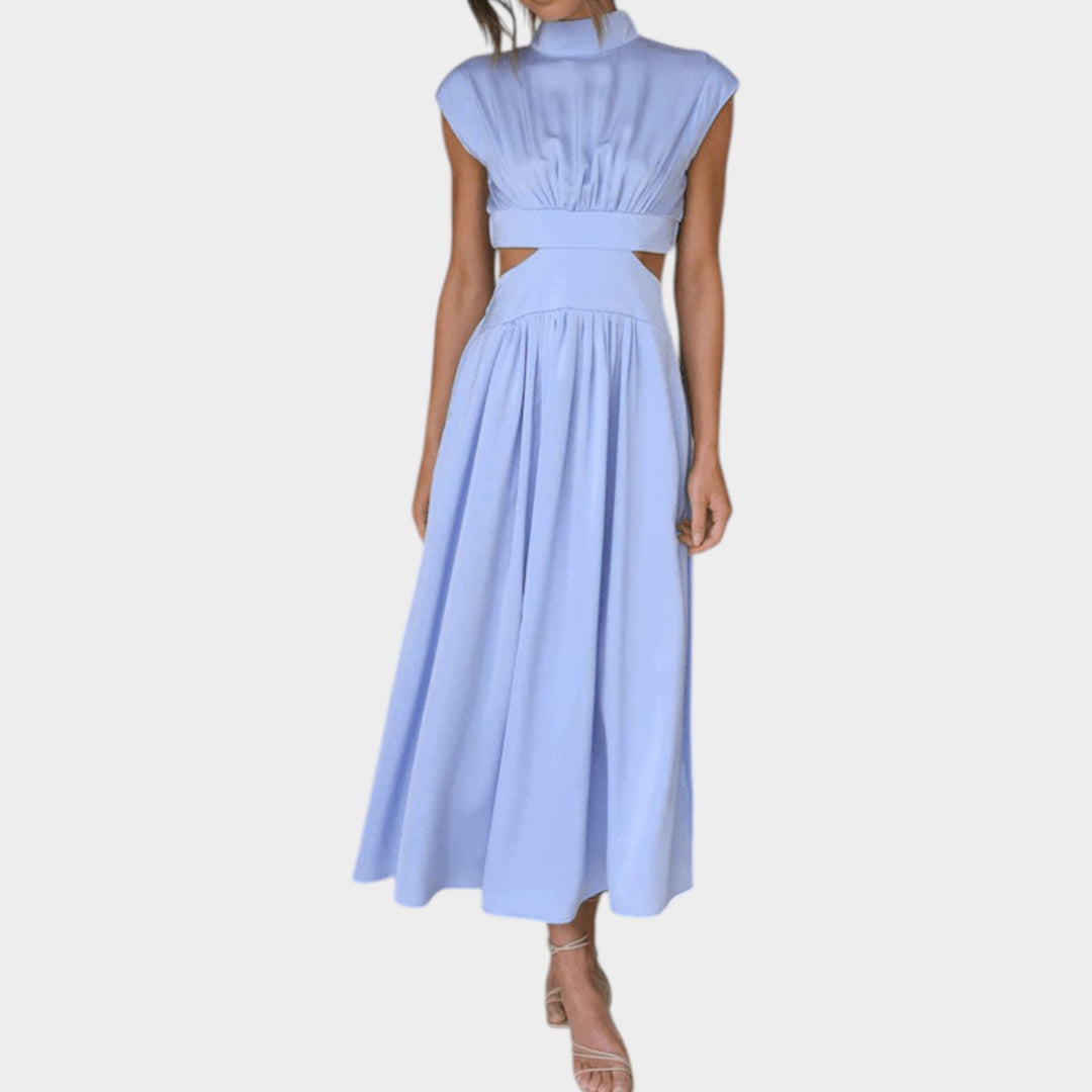 Elegant Cutout Flow Maxi Dress