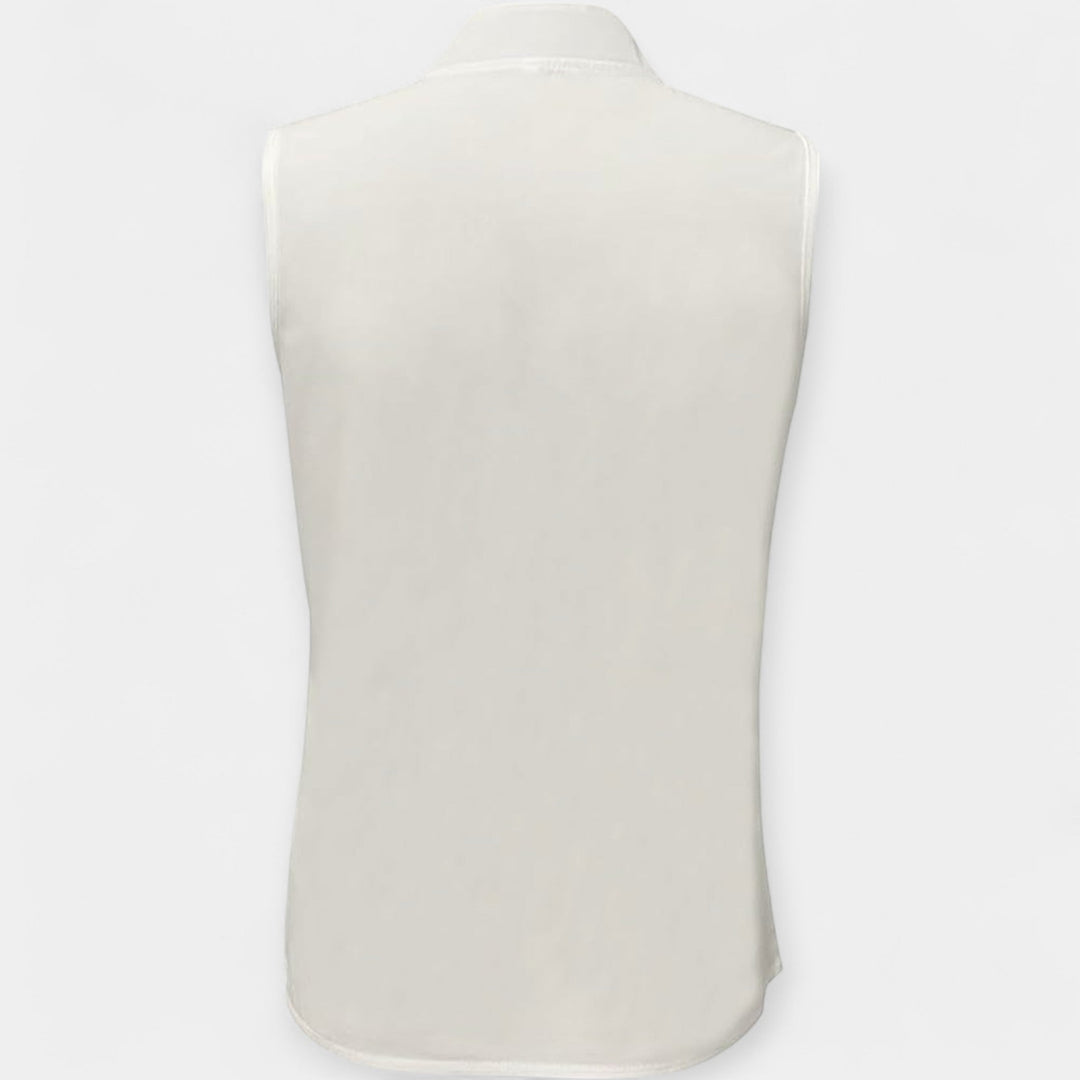 Sleeveless Monochrome Top
