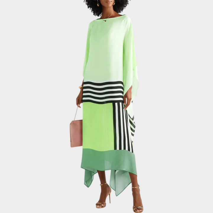 Effortless Flow Asymmetrical Midi Dress