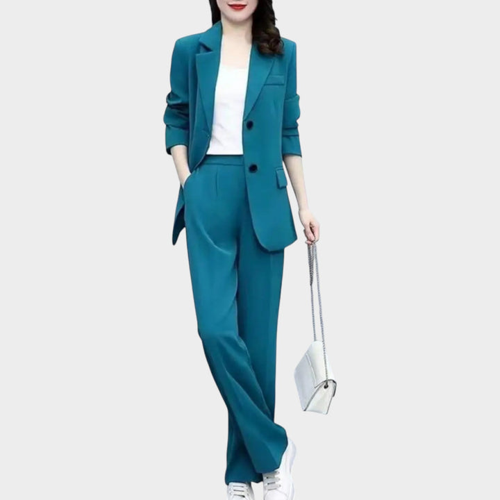 Women's Tailored Two-Piece Suit Set