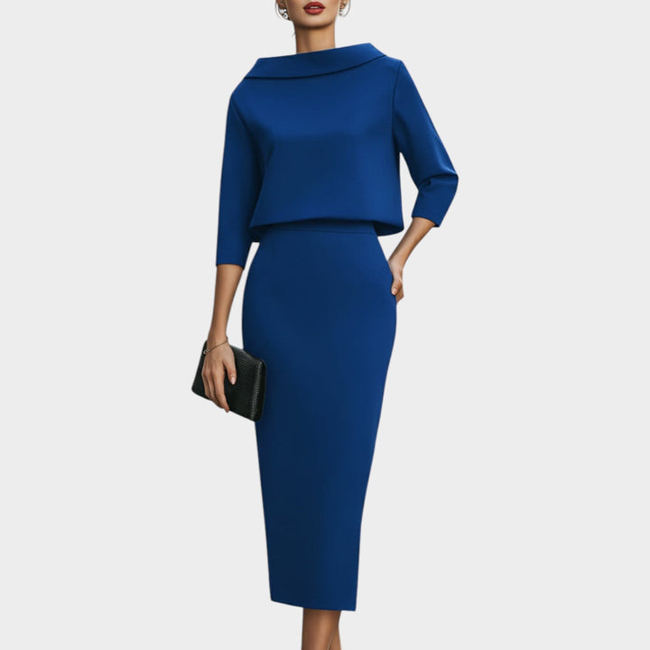 Sophisticated Two-Piece Midi Set