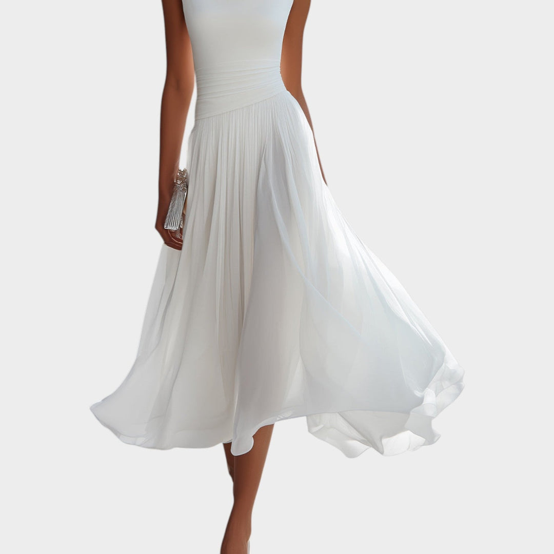 Elegant Flowing Midi Dress