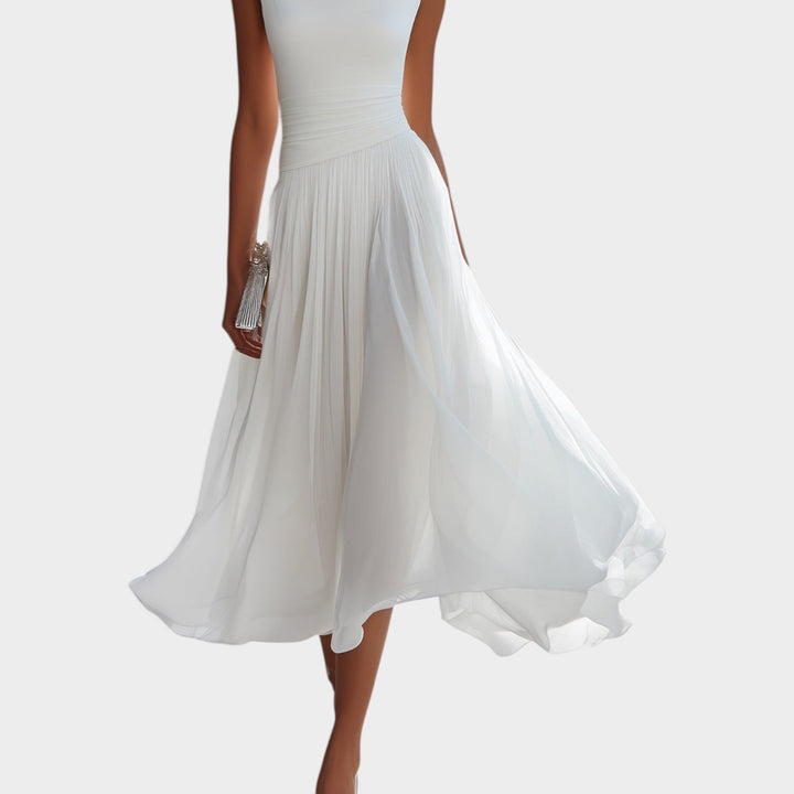 Elegant Flowing Midi Dress