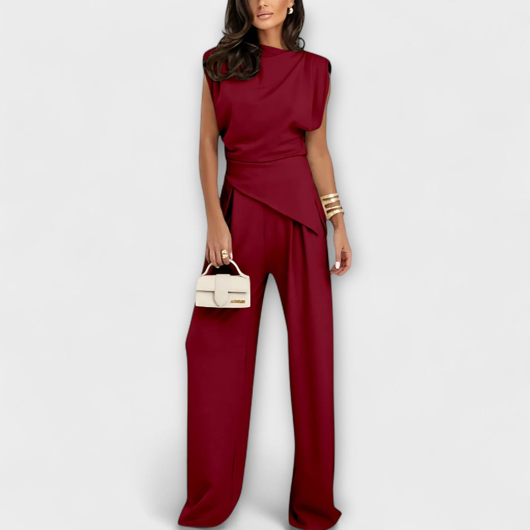 Asymmetric Set with Dramatic Shoulders