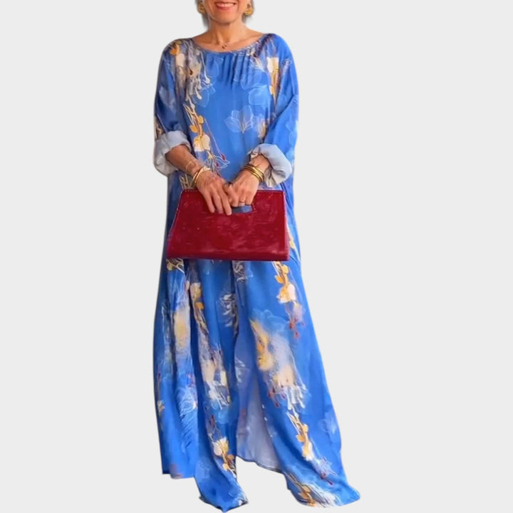 Elegant Floral High-Low Set
