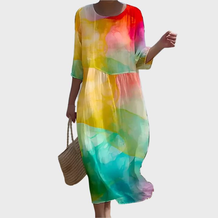 Airy Dress with Cover