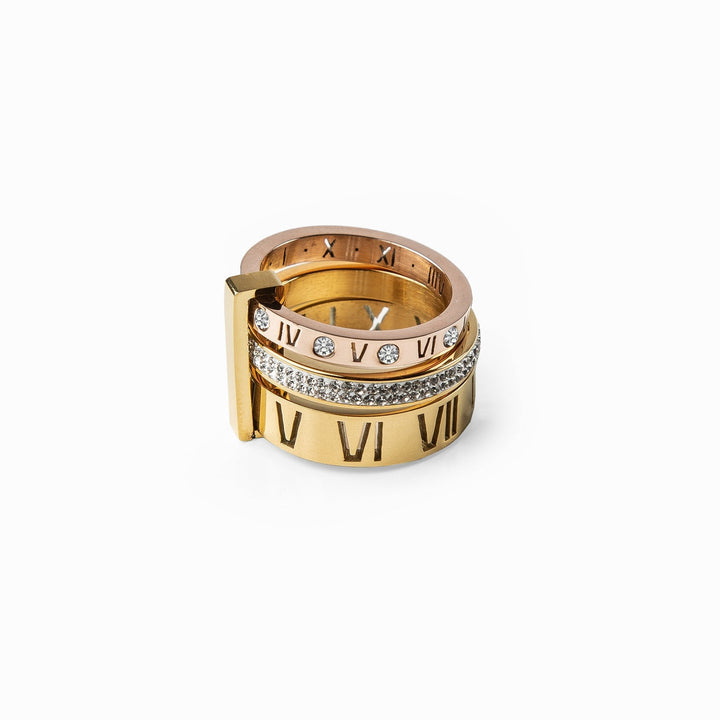 Triple Sparkling Ring