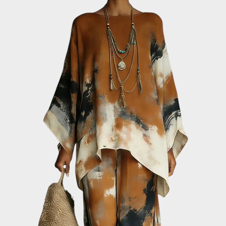 Abstract Print Two-Piece Set